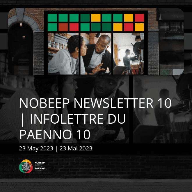 NOBEEP NEWSLETTER 10 | INFOLETTRE DU PAENNO 10