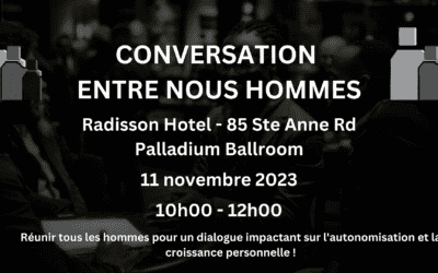 Conversation entre nous, les hommes – 11 novembre 2023