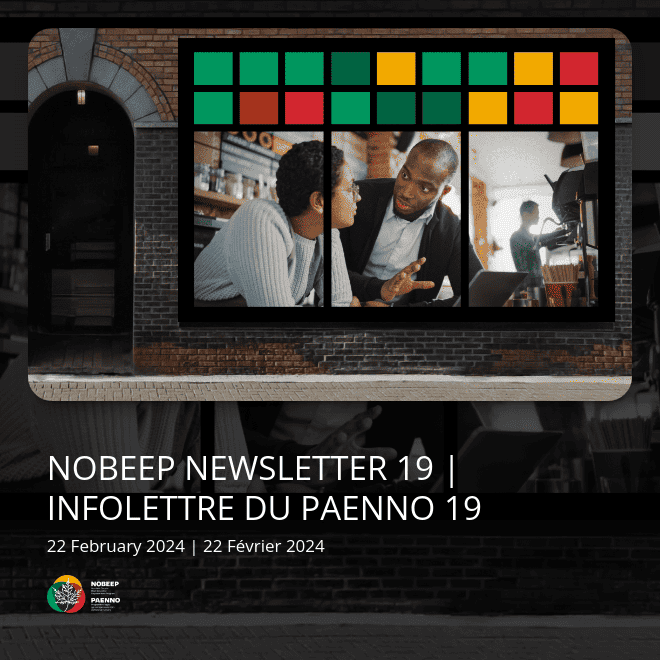 NOBEEP NEWSLETTER 19 | INFOLETTRE DU PAENNO 19